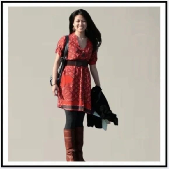 Anthropologie Moulinette Soeurs Pattern Silk "Maeshowe Shirtdress" Dress - Picture 6 of 10